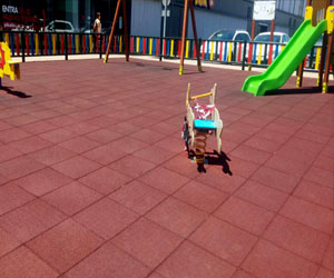 Construcción epdm in situ parques infantiles epd 